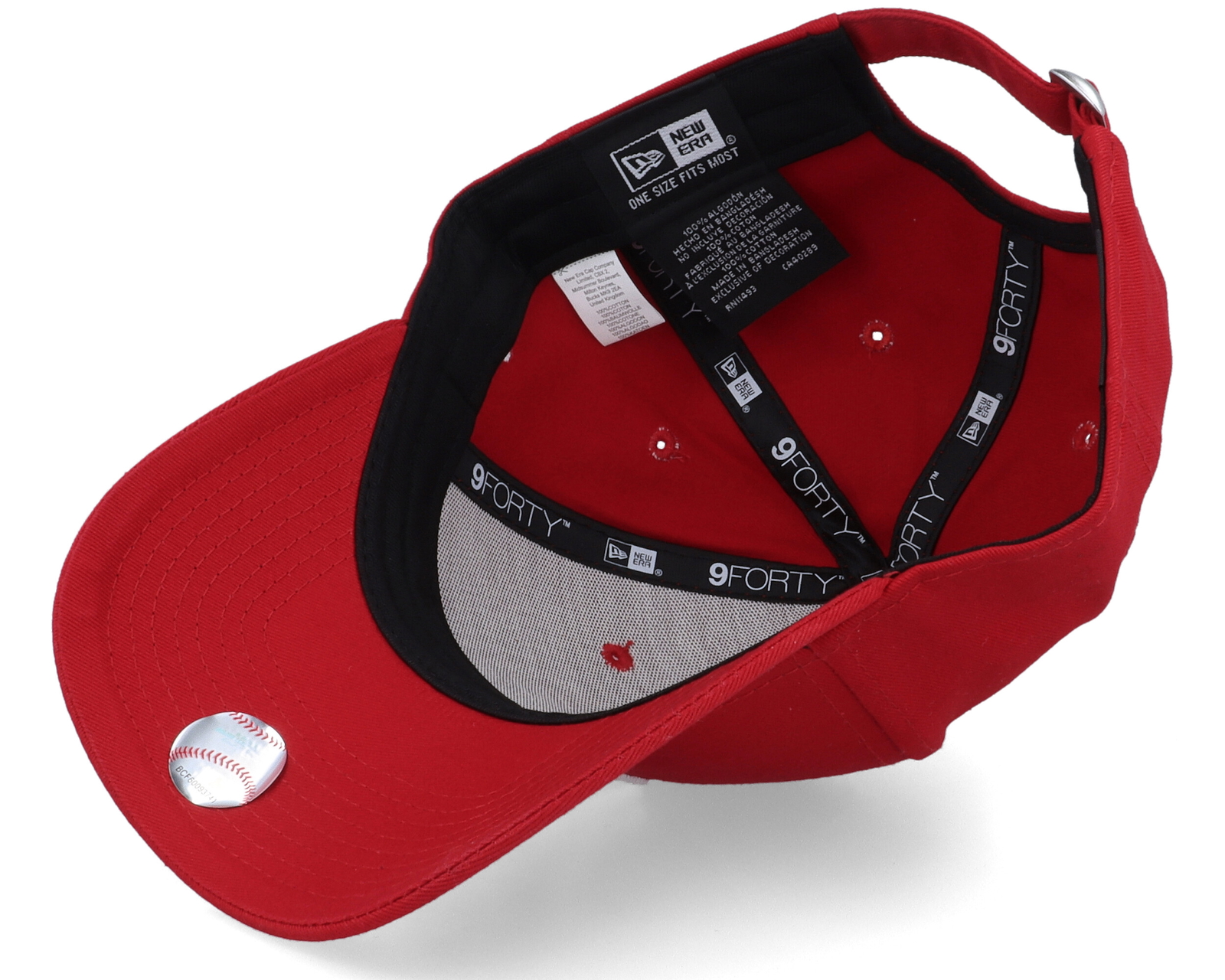 New York Yankees 9FORTY Basic Scarlet Adjustable | Hatstore.com