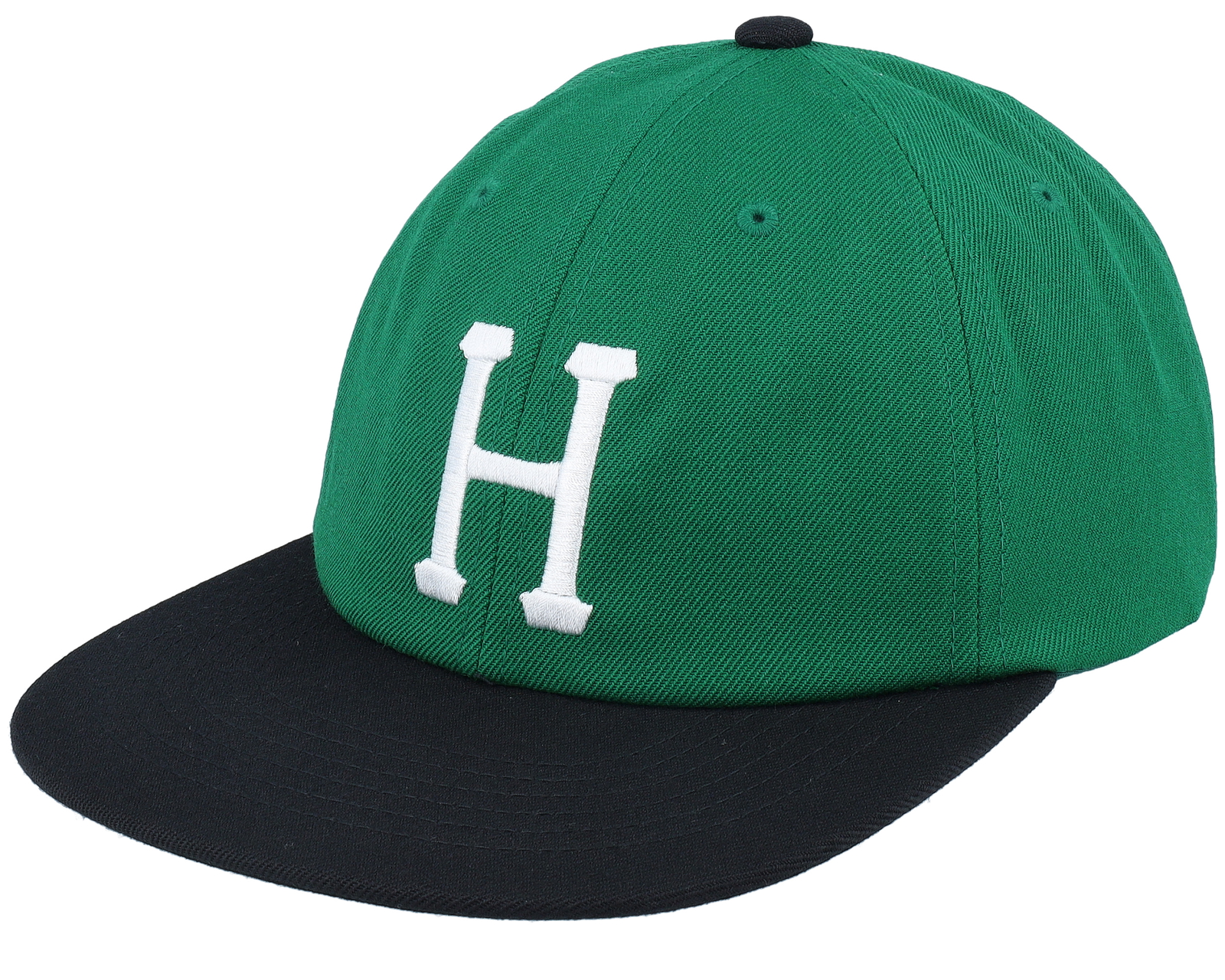 Set Classic H 6 Panel Hat Green/Black Strapback – HUF | Hatstore.com