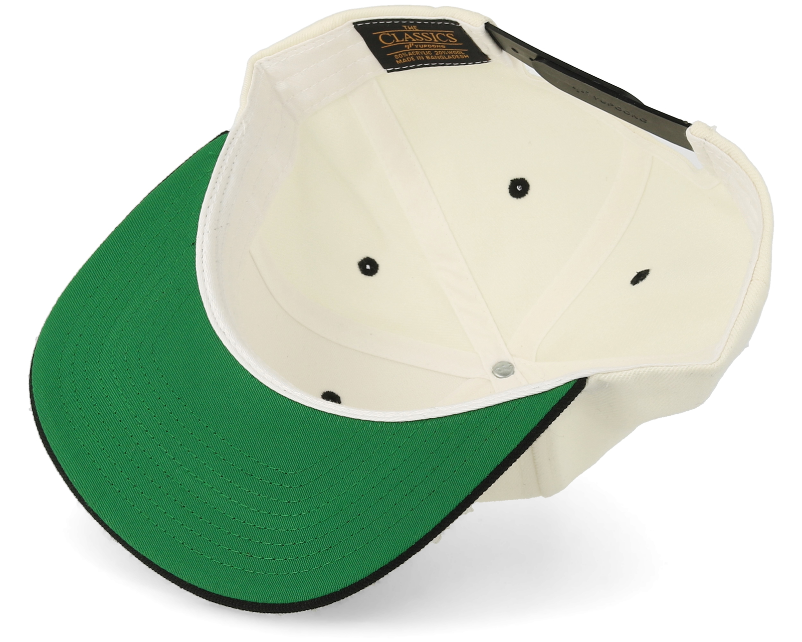 Classic Natural/Black Snapback – Yupoong | hatstoreworld.com